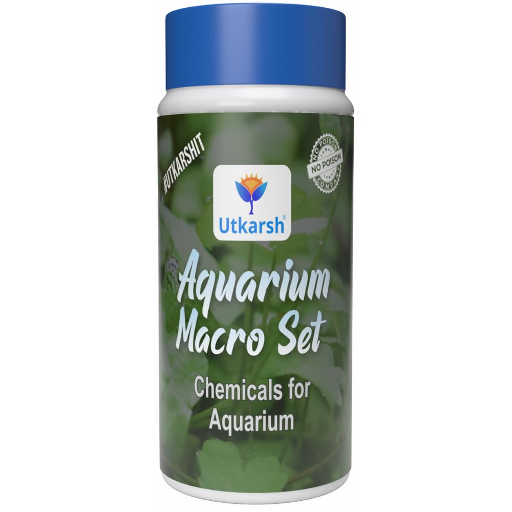 Aquarium Macro Set (Combination of Various Chemicals for Aquarium Plants), Provides Complete Macronutrient Solution for Healthy Aquatic Plants, Easy to Use & Safe (220 gm; Pack of 1)
