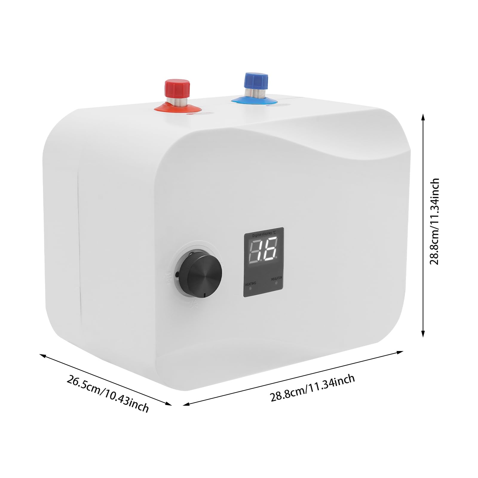 Piccolo serbatoio da 6 litri, 1500 W, scaldabagno elettrico, uscita superiore