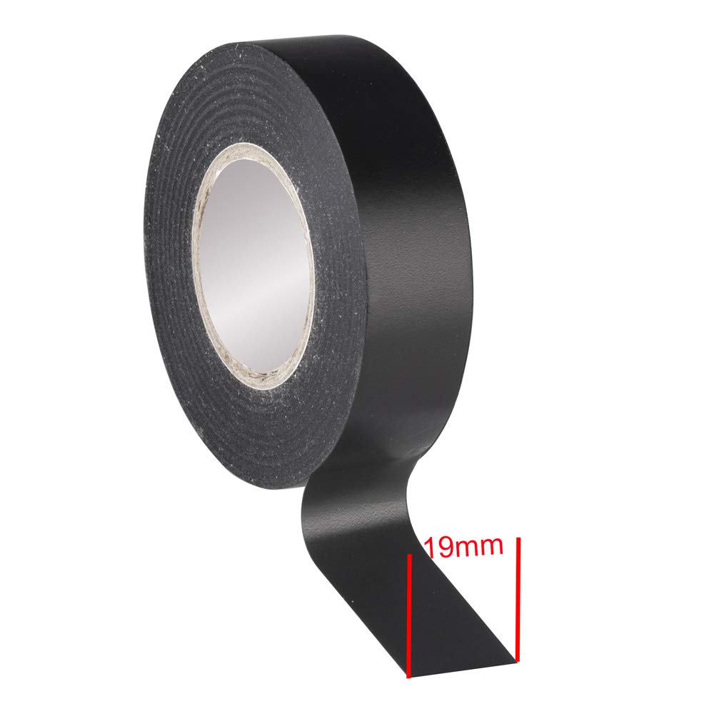 PP0517.110 No. 10 Rolls Insulation Tape 19x25mm Black