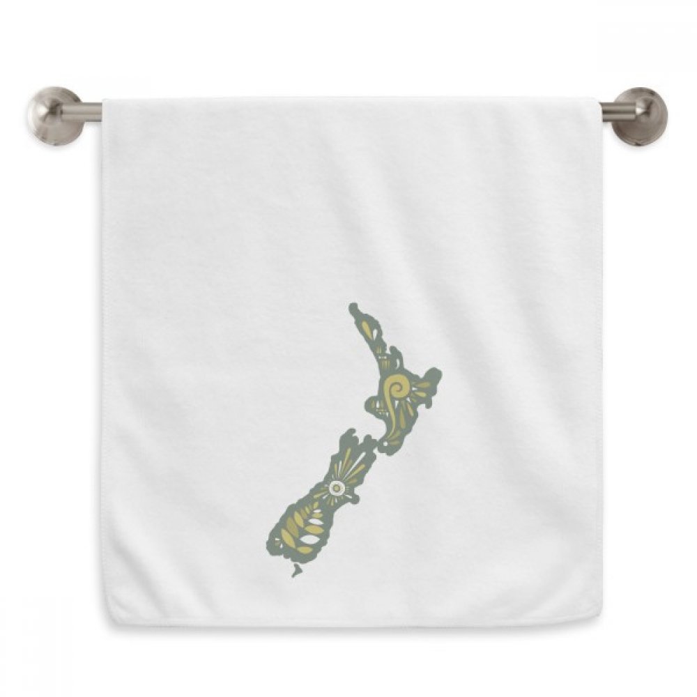 Serviettes moelleuses 13X29 pouces Nouvelle-Zélande débarbouillettes coton blanc