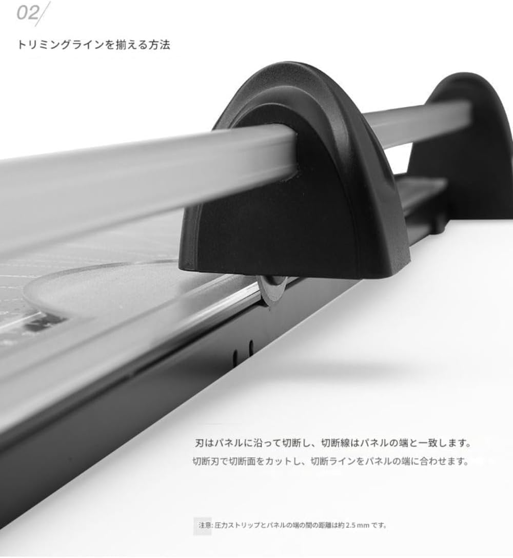 Zorimuブラック A3 サイズ対応 手動式ペーパーカッター スライド式刃付き 安全ガード搭載 スケール定規付き 多機能トリマーカ