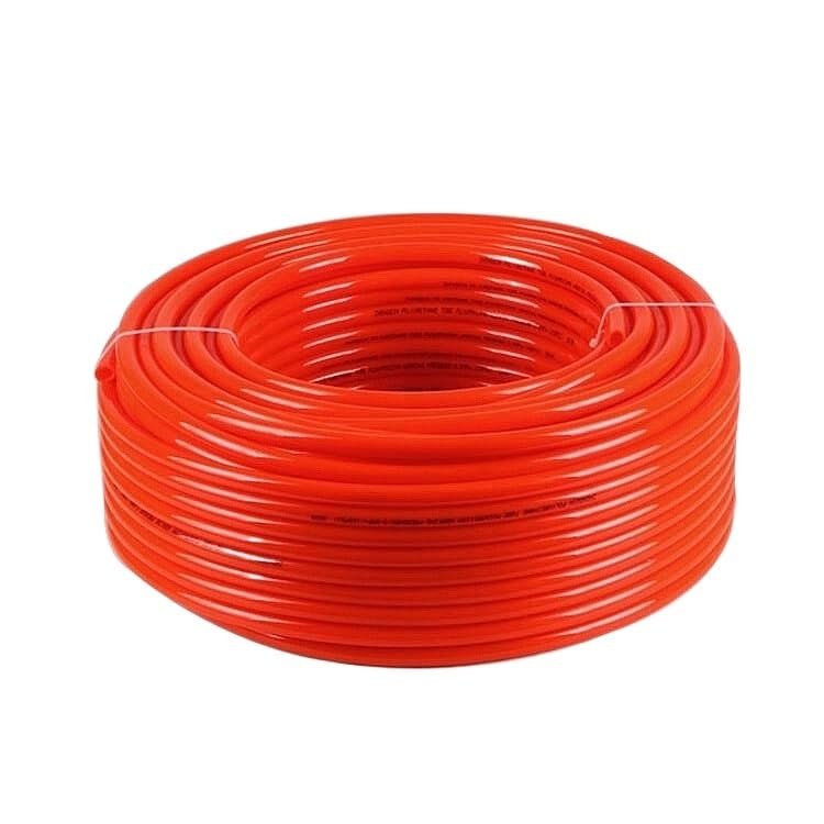 flexiable rubber Air Hose Pneumatic Tube Pipe PU Hoses 12mm 14mm For Compressor Polyurethane Tubing 1 3 10 Meter 8mm 6mm 4mm 10mm Red drain elastic (Size : 3 meter, Color : OD 6xID 4mm)