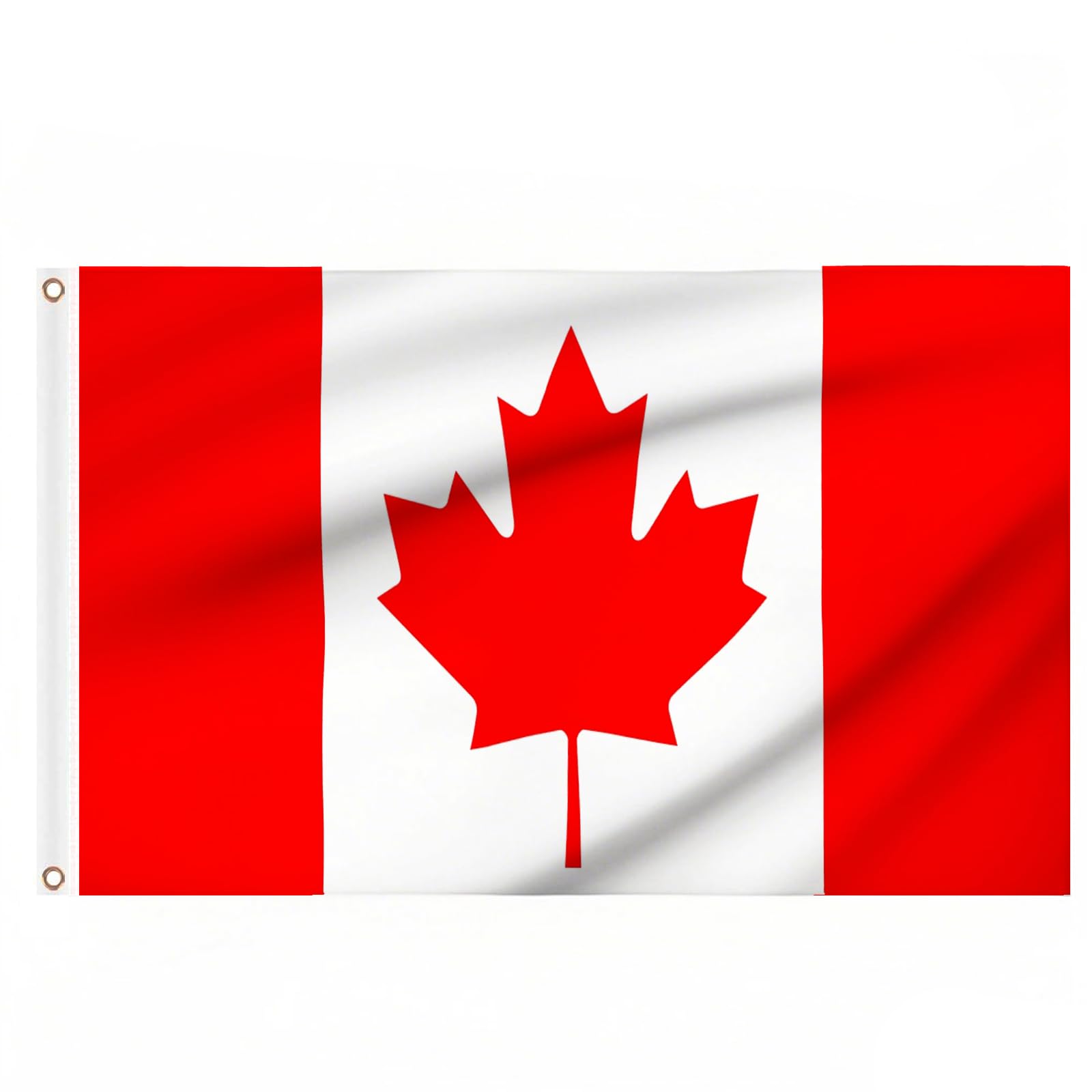 Canada Flag 5ft x 3ft, Large Big Canadian Flags with Brass Eyelets for 1st July Canada Day School Culture Day Party Outdoor Decorations โ image 1