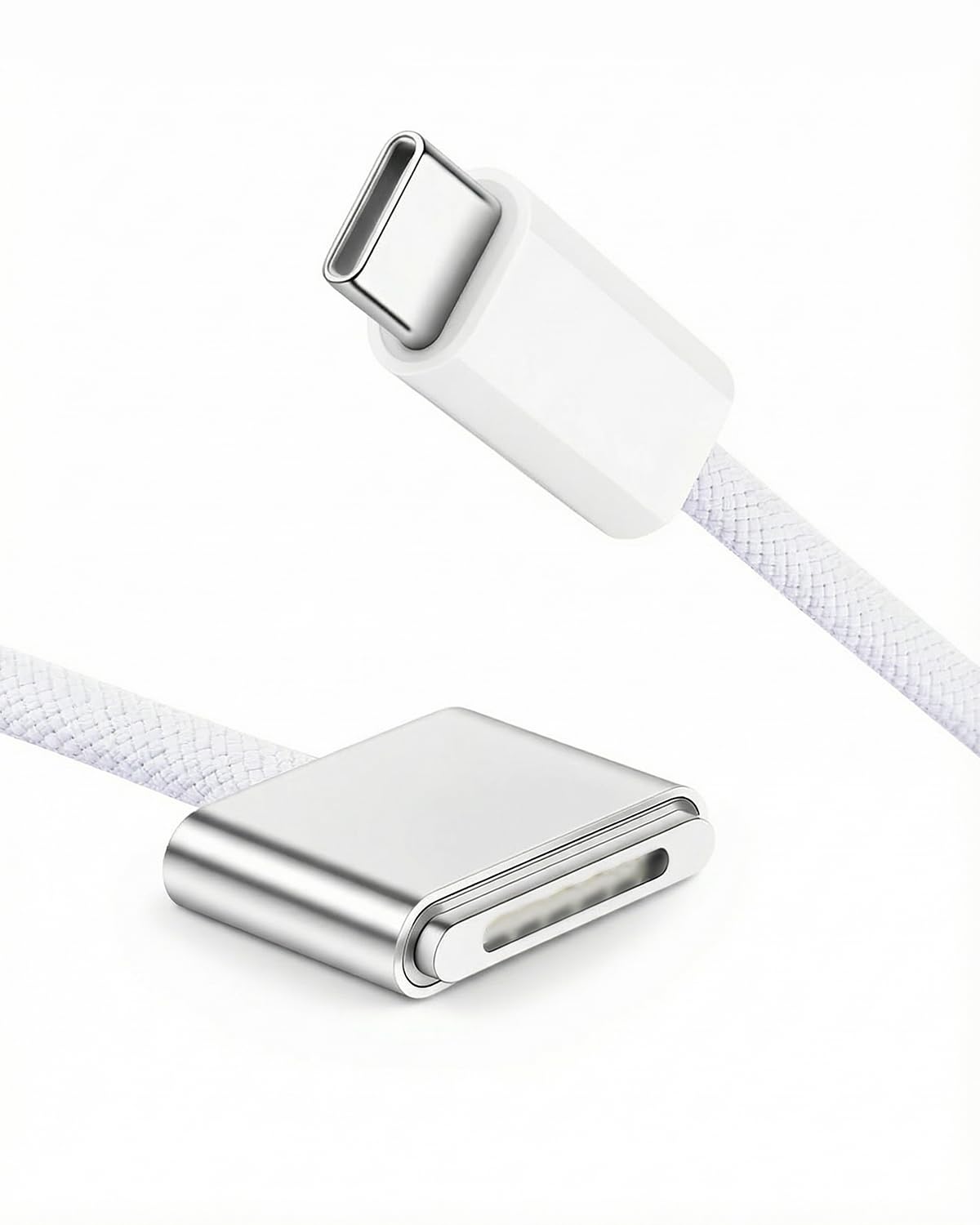 Lakeronelove 140W USB-C auf Kompatibel mit magnetisches 3-Kabel, Type C auf Kompatibel mit Magnetisches 3-Ladekabel Kabel für Magnetisches 3 140/100/65 W PD-Schnelllade-PVC für Tablet(6.6ft)
