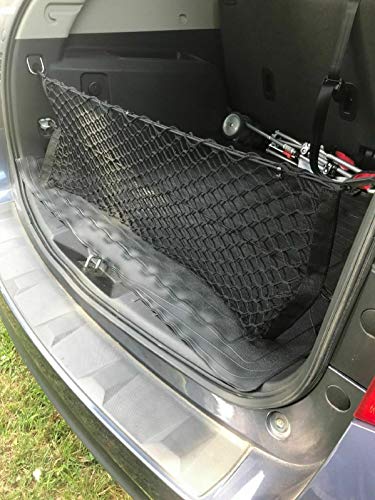EACCESSORIES EA Trunk Organizer Cargo Net for Chevy Equinox GMC Terrain 2010-2017 – Envelope Style Cargo Net for SUV - Premium Mesh Car Trunk Organizer Vehicle Carrier Storage–Compatible with Equinox