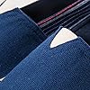 YOUJIA Unisex Espadrilles Vintage Ethnic Style Flat Slip On Pumps Canvas Summer Shoes (#2 Dark Blue, EU 37) #5