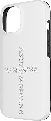Miniatura 5 de Funda con cruz cristiana para iPhone 1212 Pro 1 Corinthians 13