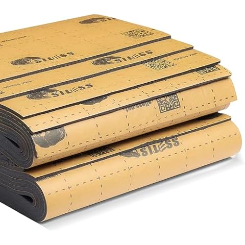 Siless Ultrasoft 190 (5 mm) mil 36 sqft Car Sound Deadening PU Foam - Foam Sound Absorbing Material Cover