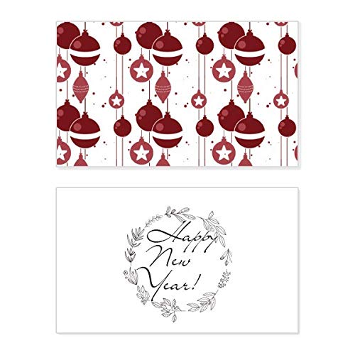 Tarjeta de Navidad con diseño conmemorativo para felicitar el Año Nuevo