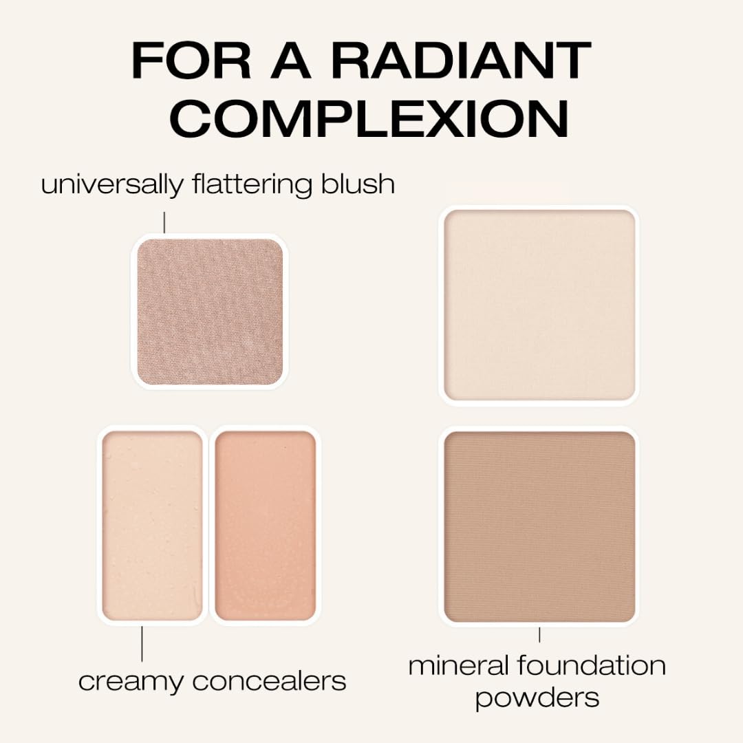 Woosh Beauty Fold Out Complexion | Travel Makeup Palette, Cream & Powder, 6 Shades - Image 3
