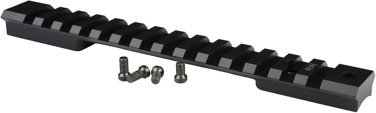 WARNE 7665-20MOA Savage LA Mountain Tech Tactical Rail, Tapered 8-40 Screws, 7075/T6 Aluminum, Fits Picatinny and Weaver Style Mounts, 20MOA