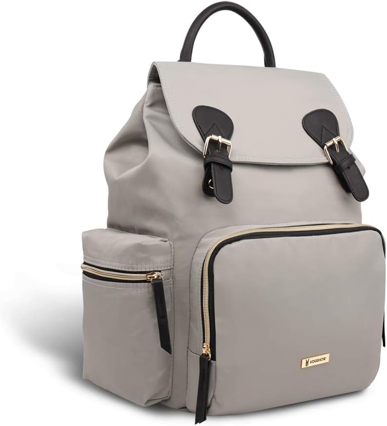 Vogshow Nappy Changing Bag,Multifunction Stylish Backpack Waterproof Baby Changing Bag