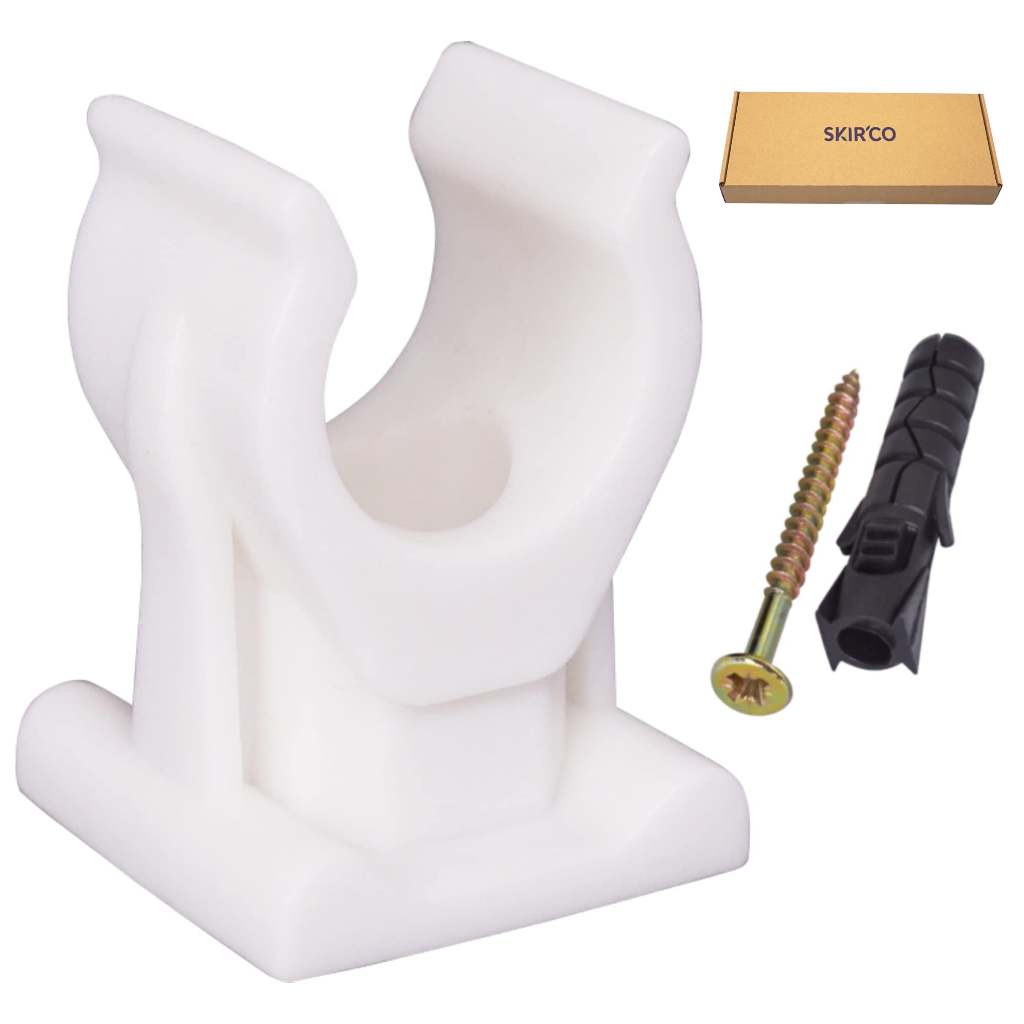 Abrazadera De Clip Para Tuberia OFXDD - Clip De Plástico De 20 Mm -  Abrazaderas De Tubería De Agua Para Accesorios De PVC, 12 Piezas - Clips De  PVC Para Tuberías De, image size:2000x2000