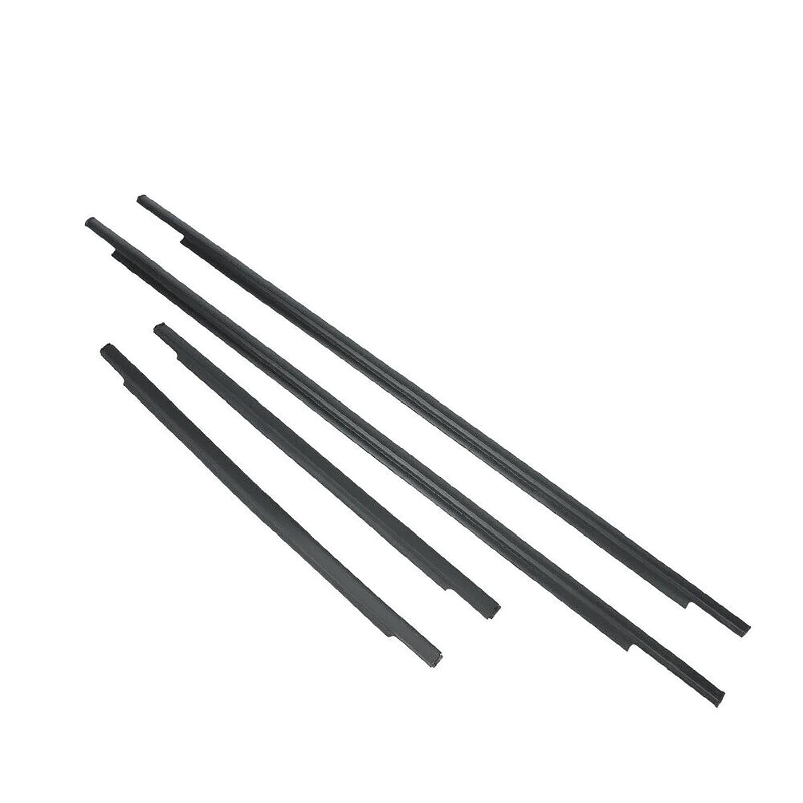 Beltline Molding for Toyota for FJ for Cruiser 2007-2014 Window Weatherstrip Seal Set 4Pcs