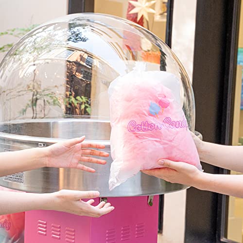 Image of Restaurantware COVER ONLY: Hi Tek 28 x 15 Inch Cover For 28 Inch Cotton Candy Machine 1 Durable Candy Floss Machine Cover - Machine Sold Separately Handy Cut Out Acrylic Cotton Candy Dome Cover