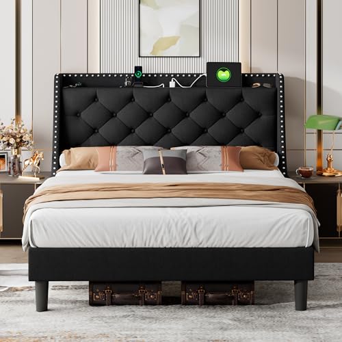 iPormis Queen Bed Frame with 16