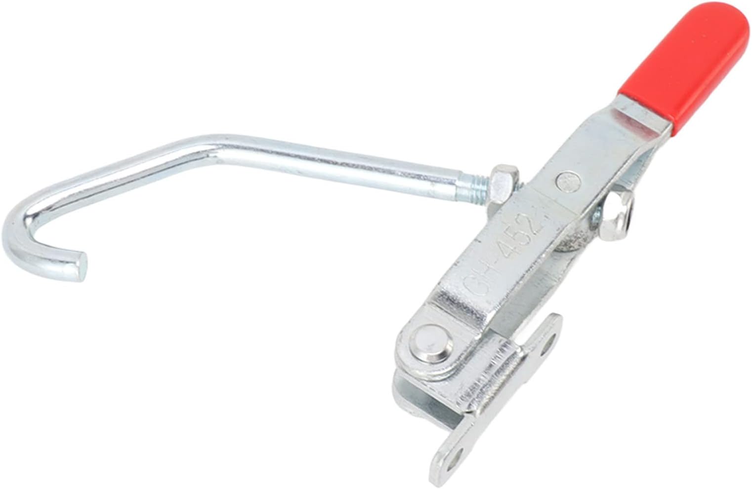 2pk Toggle Clamp with J Hook, Adjustable Pull Action Latch, Hasp Clamp Quick Release Pull Latch Heavy Duty Toggle Latch Clamp Hook Latch Toggle Clamps Clamp Hook Toggle Clamp