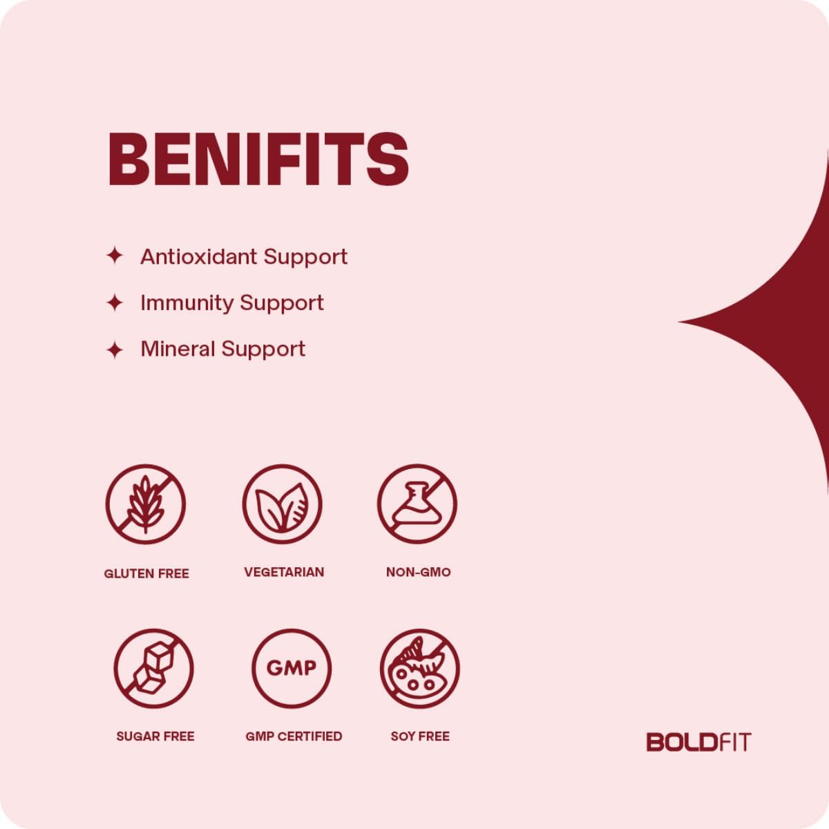 Boldfit Calcium Citrate Tablets 1000 mg with Magnesium & Zinc for Women and Men | Calcium Supplement with Vitamin D3 for Bone, Joint & Muscle Support | 60 Tablets 1