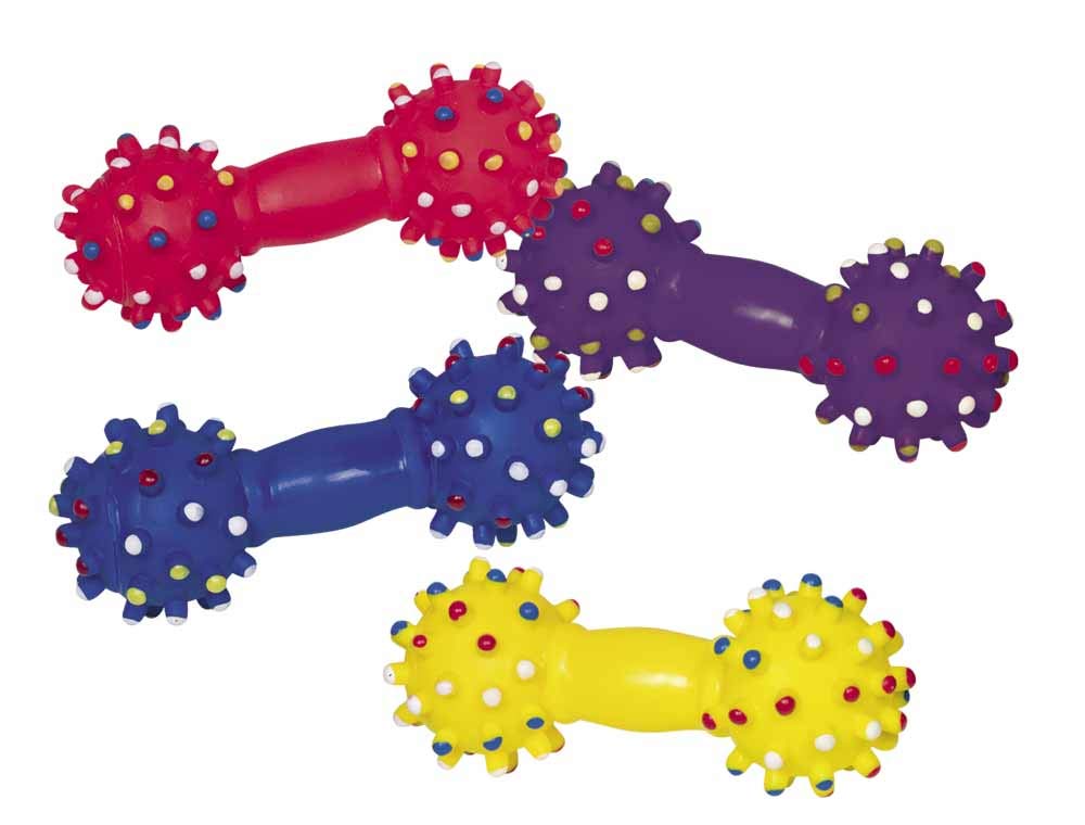 Nobby 61210 Vinyl Dumbbell Classic with Squeaker 94 g