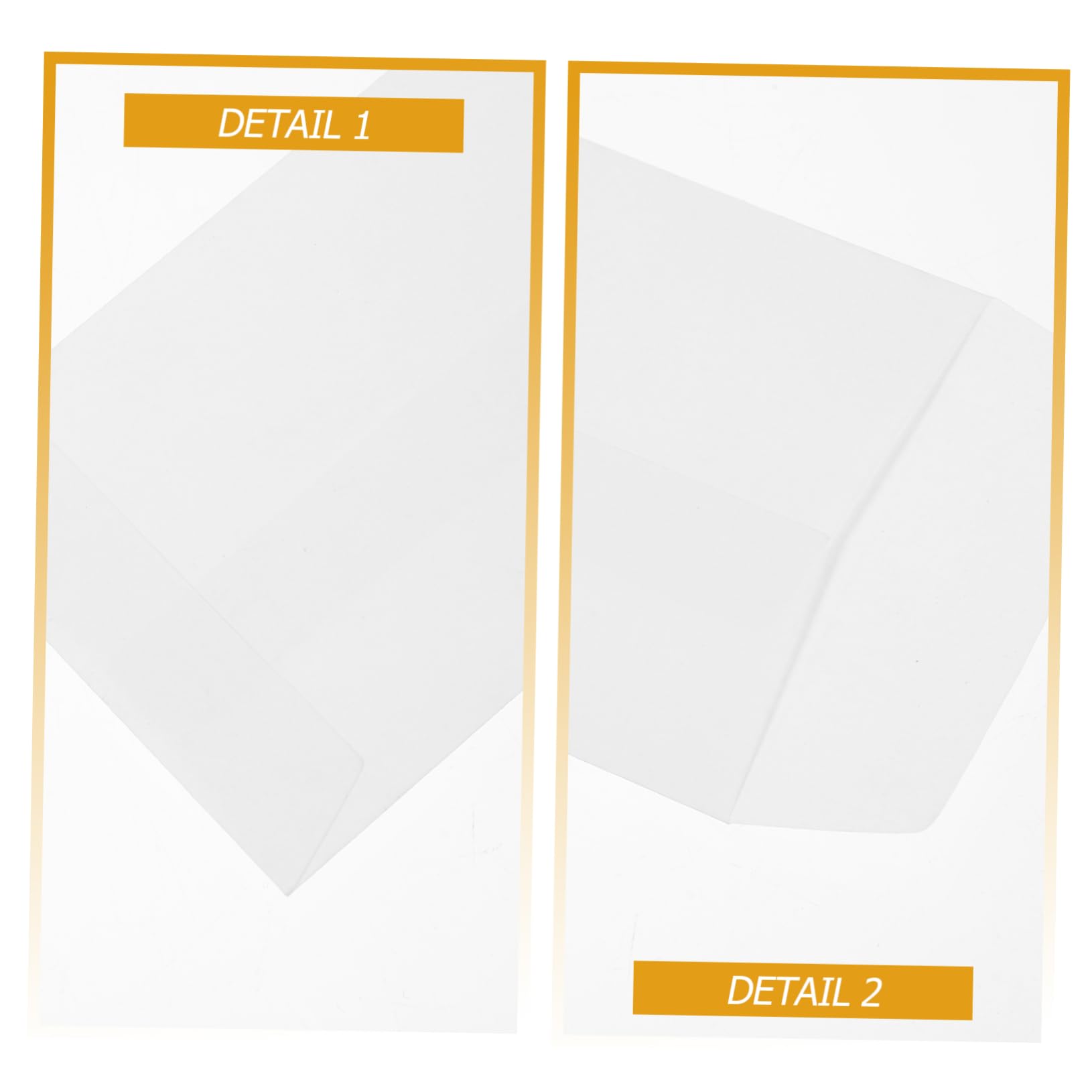 PartyKindom 4 Ensembles Enveloppes Transparentes Pour Enveloppes Colorées Pour Et Organisation De Petits Objets 100 Pièces * 4