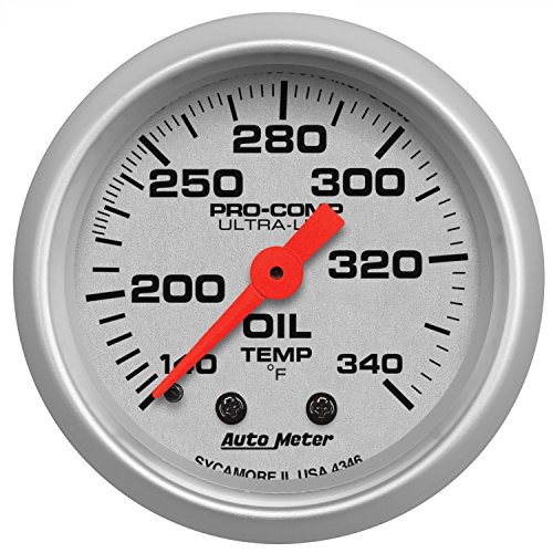 Get Special Price Auto Meter 4346 Ultra-Lite Mechanical Oil Tank Temperature Gauge