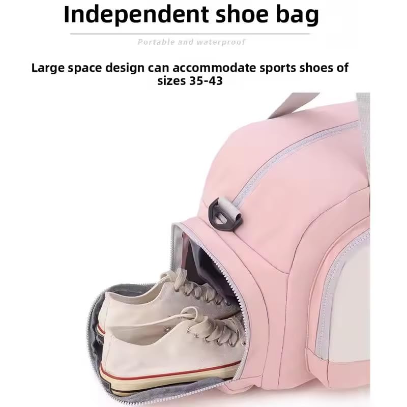 Image of LIGHTNIING HAMMERZ Polyester Multi Purpose 3 in 1 Travel Duffle Bag and Backpack Lightweight Waterproof Carry Luggage Bag with Shoe Compartment (Pista Green)