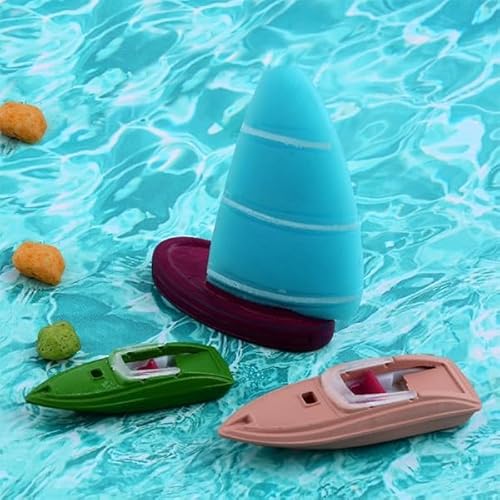 Warmtree 6 Pcs Ripple Water Sticker, Pearlescent Ripple Stream Sheet Self Adhesive Coated Paper Diorama Supplies for Miniature Lake River Scenery Sand Military Layout Model - Image 4