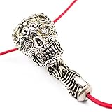 Jili Online 1 Set Vintage Skull Charm Pendant Guru Beads Buddhist Jewelry Findings