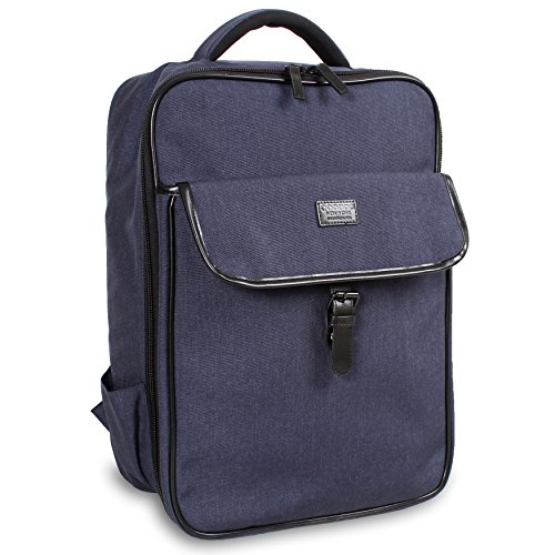 J World New York Class Laptop Backpack, Navy, One Size