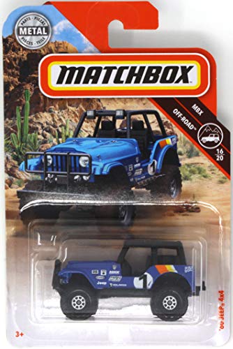 Matchbox MBX Off-Road '60 Jeep 4x4 azul miniatura 1