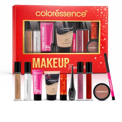 Coloressence Face Makeup Essentials Kit for Women, Pack of 10 Premium Products | Gift Set for Woman