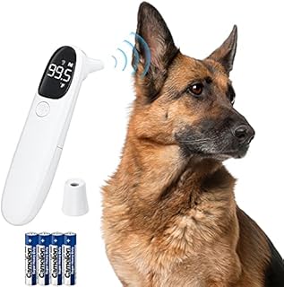 MEETI Cat and Dog Ear Temperature Monitor, Pet Only Thermometer, Dogs or Cats Ear Temperature Monitor with Warranty, Dog and Cat Ear Care Supply, Take Pet Temperature Tool.