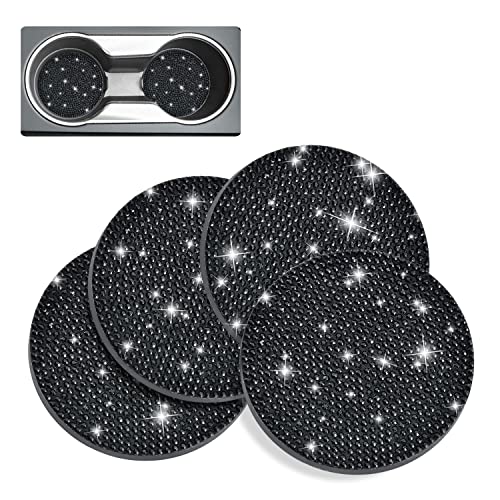 4 Posavasos de Auto con Brillantes y Antideslizante 2.75" miniatura 1