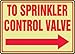 TO SPRINKLER CONTROL VALVE (ARROW RIGHT)