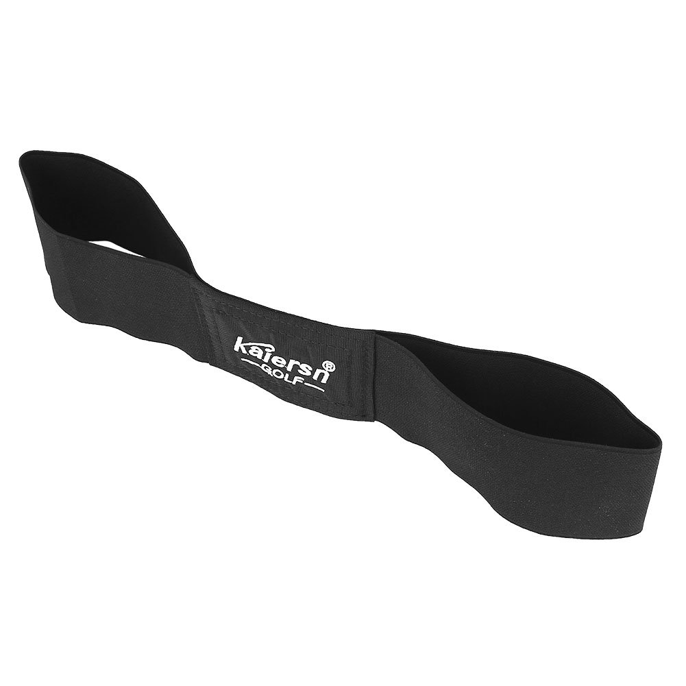 YNR Lot De 2 Brassards D'entraînement Au Swing De Golf, Bandes De Bras, Ceinture D'entraînement à La Correction De La Posture Pour Homme Et Femme, Débutants, Noir Et Blanc