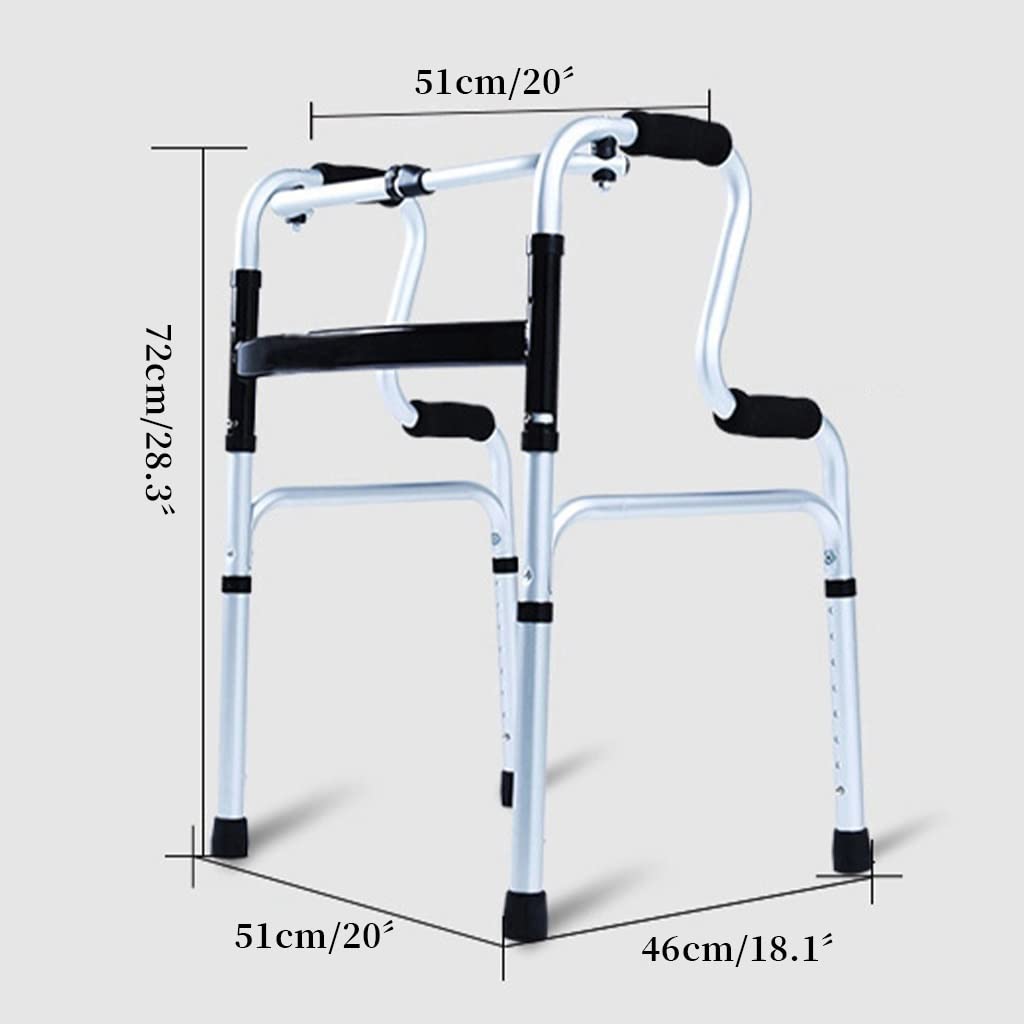 Rollator, składany, standardowy chodzik, lekki chodzik pomocniczy, rollator dla seniorów, pomoc w chodzeniu