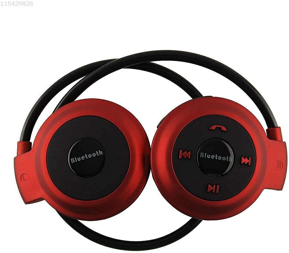ubersweet® Imported 905E Universal Red Bluetooth Earphone Wireless USB Bluetooth