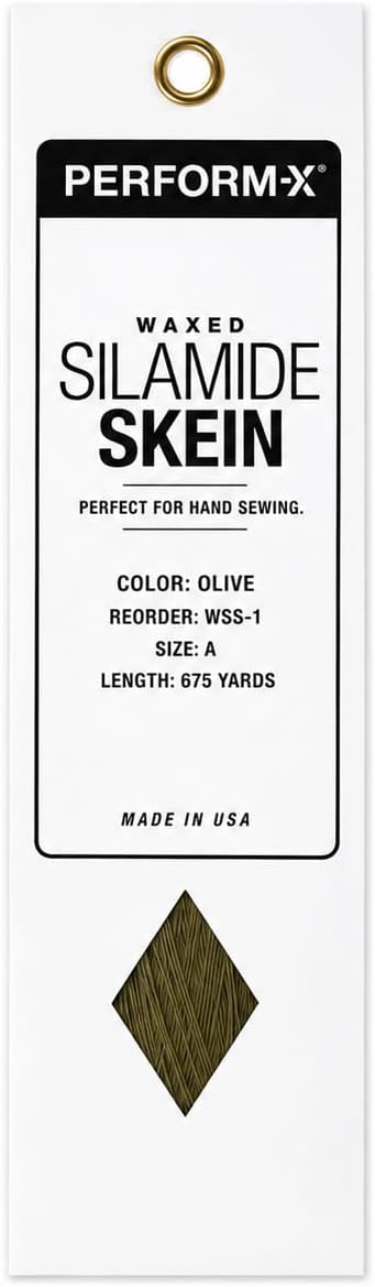 Perform-X Waxed Silamide Skein Thread, Tex 23, 675 Yds, (Navy)