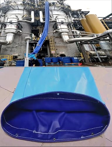 Canaletas portátiles de PVC de 45 cm y 8 m resistentes a desgarros para lugares de trabajo 2