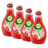 Air Wick Desodorisant Maison Continu Mèche Active Framboisier en Fleurs  - Lot de 4