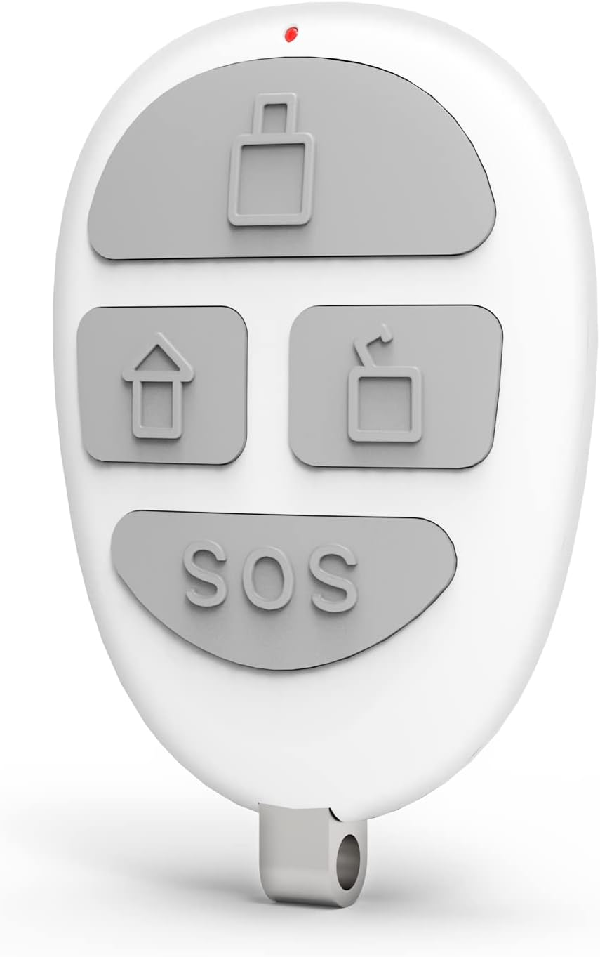 Wireless Remote Control Working with YISEELE WiFi Alarm System (YX-800), White