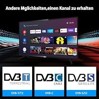TuTu TUS42FD1A Fernseher 42 Zoll (106cm), Full HD Smart TV, Android TV mit WLAN, Bluetooth, APP Store, Chromecast, USB, HDMI, Triple Tuner DVB-C/S/S2/T/T2 – Ansicht 5