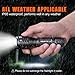 GEARLITE LED Taschenlampe Extrem Hell 2 Stück, Aluminium 4000 Lumen LED Taschenlampe Batteriebetrieben mit 5 Modi, IP65 Wasserdichte Handlampe Zoombar für Camping, Wandern, Outdoor, Notfall, Geschenk