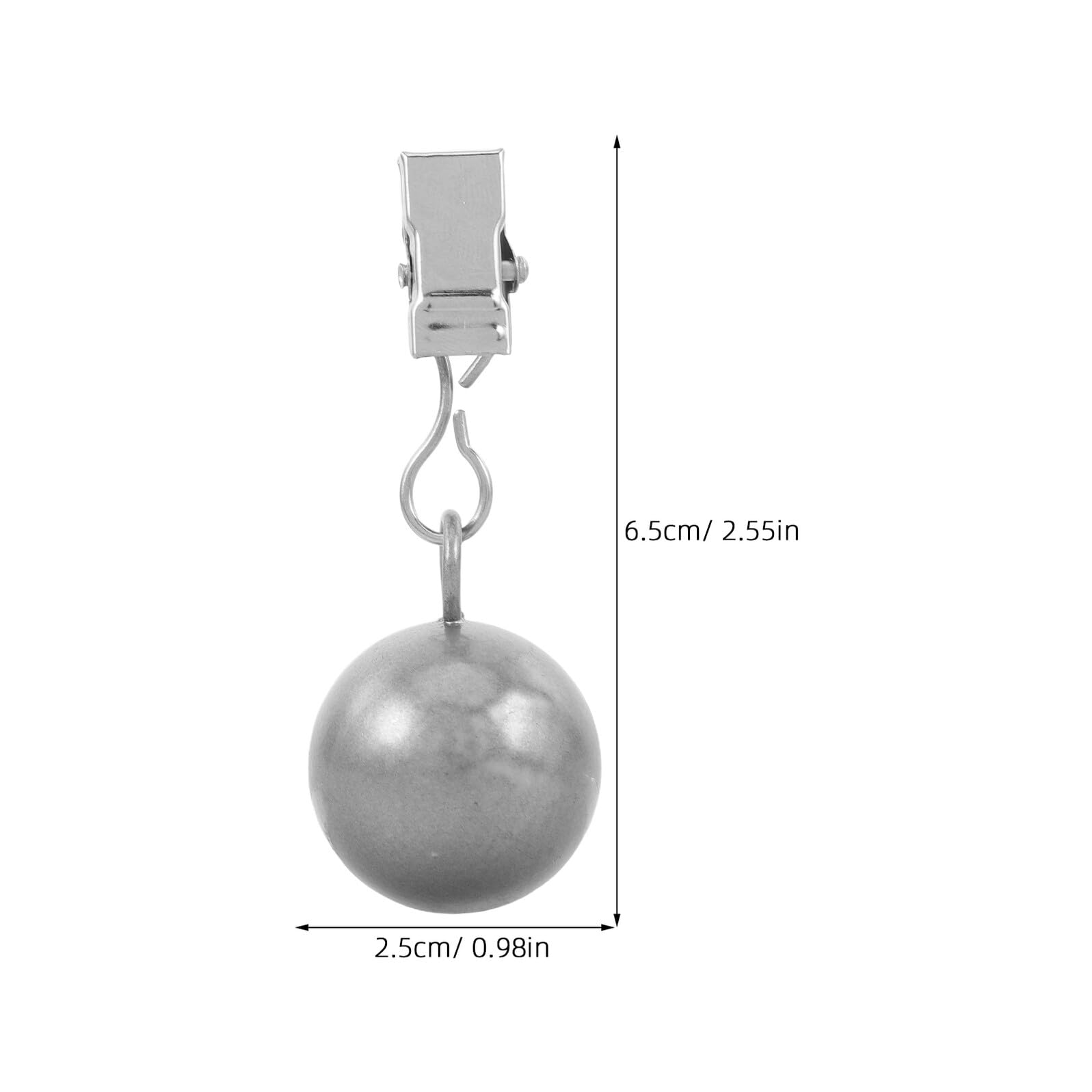 4 Pezzi Pesi per Tovaglie in Acciaio Inox da Clip Antivento Forma di Sfera Fermatovaglia Resistenti per Picnic Feste e Tavoli da Pranzo Esterni