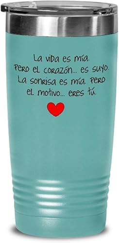 Miniatura 9 de Regalo para novia  Taza de cafe para esposa  Perfecto regalo para navidad, graduados, profesionales y estudiantes  Vaso con afirmaciones positivas,,
