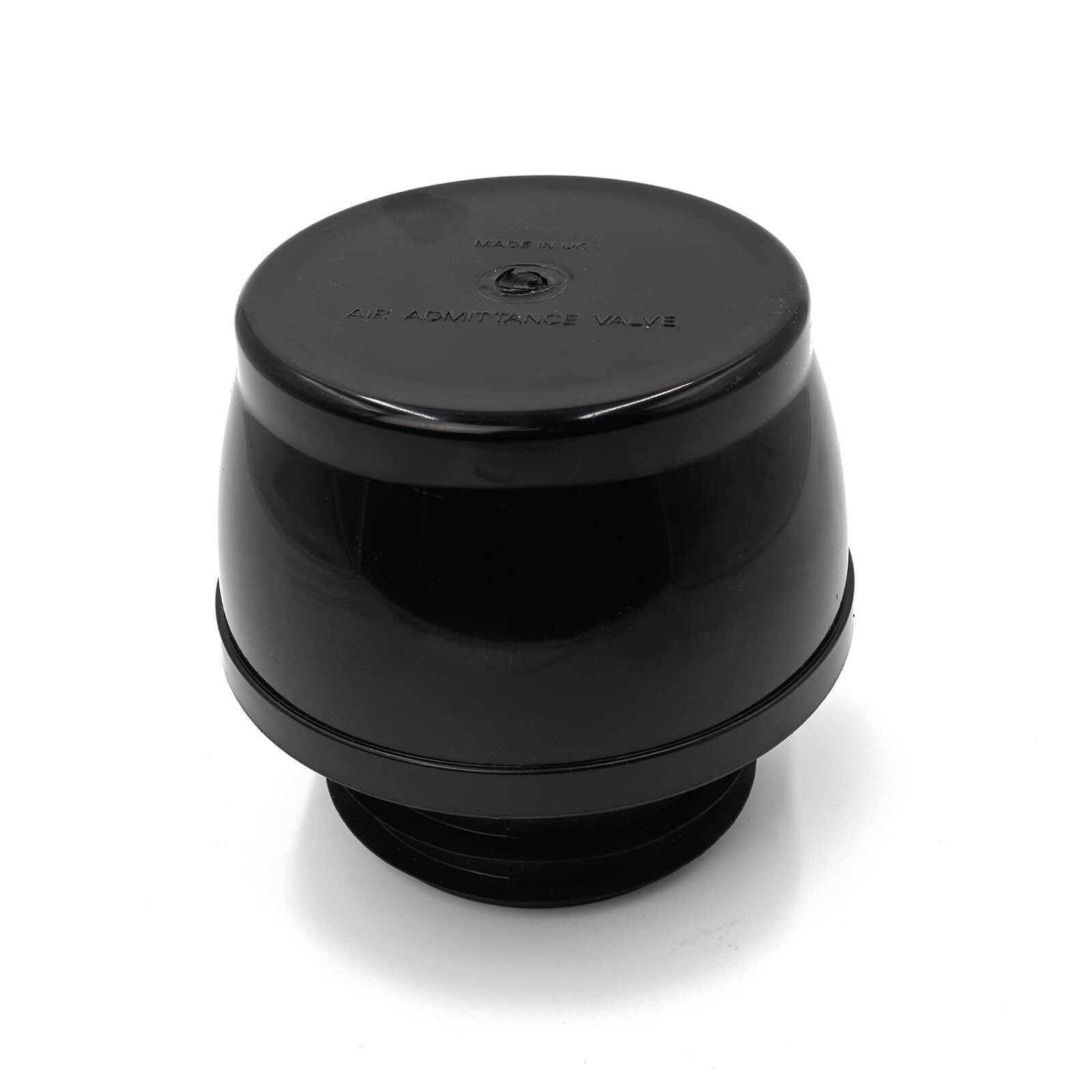 Acoplamiento deslizante 110mm para tubo de desagüe - Conexión de empuje instalación fácil(Black,Air Admittance Valve)