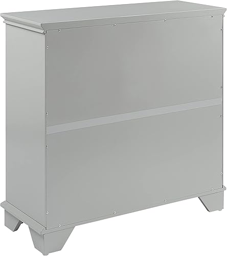 Miniatura 5 de Crosley Furniture Lydia - Armario de almacenamiento, color gris
