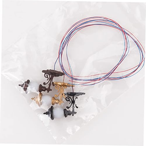 Miniatura 4 de Luz de pared para casa de muñecas, mesa de arena, materiales de construcción, ornamento de mesa de arena, luz de pared de batería, modelo