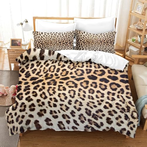 Housse de couette ultra douce motif branches feuillues - 3