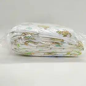 Kit 15 Fraldas Pano Bebê Macia 100% Algodão Minasrey (Neutro, Tamanho único)